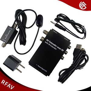 射频闭路RF 数字电视机顶盒 家电共享器 音视频带遥控回传